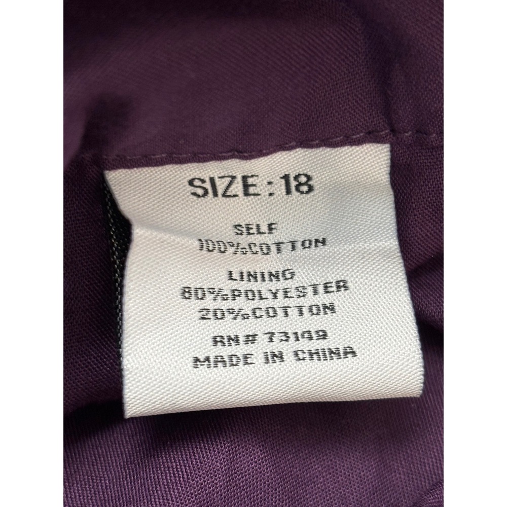 torrid Purple Eyelet Lace Scallop Hem Shorts Size 18 NWT‎ - Picture 5 of 6